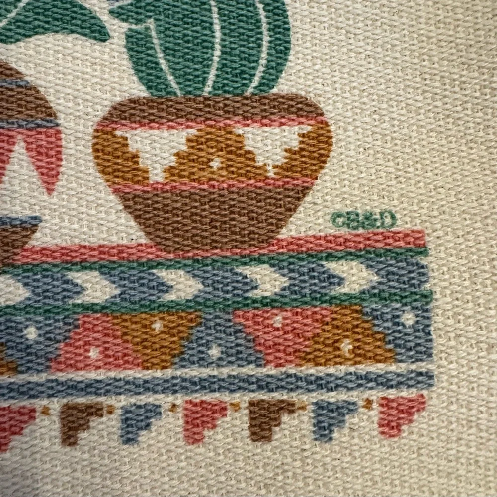 Cactus Southwest Style Set of 4  Table Placemats Plants Country Aztec Theme